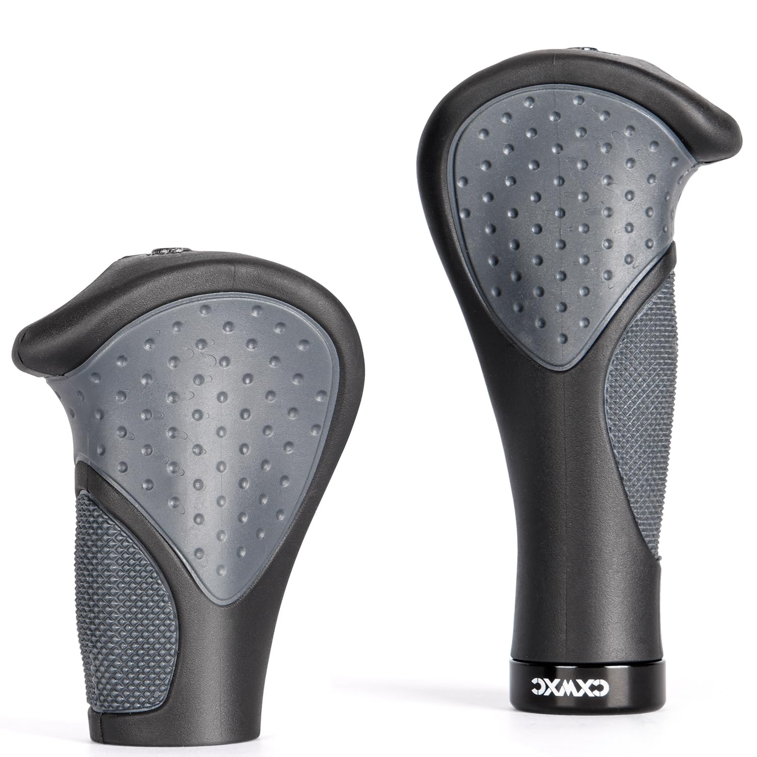 

CXWXC Bicycle Ergonomic Handlebar Shock Fatigue Easy Installation Grips, Long/Short, Absorbing, Reducing, Non-Slip, Durable, (VLG-1189D3)