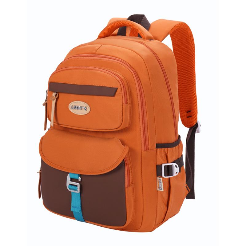 Junior High School Student Schoolbag for Female Primary School Students To Reduce the Burden and Protect the Spine, Light and Large-capacity