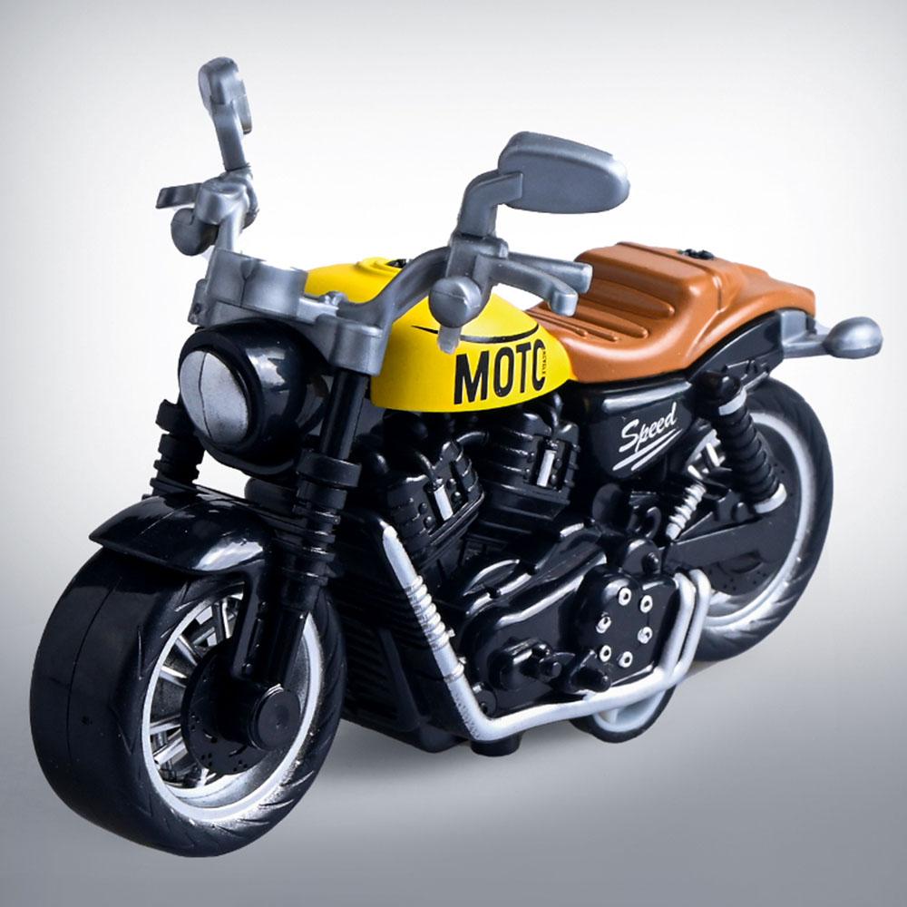 YLE-10 Children Alloy Motorcycle Model Display Vehicle Toy with Pull-Back Function for Home Decor