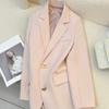 Autumn Fashion Pink Jacket Perfect for Casual and Formal Outings