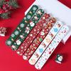 12pcs Christmas PaPa Circle Christmas Party Decoration 2026 Xmas Santa Claus Slap Bracelet Navidad Natal New Year Gift 2026