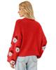 Matching Christmas Sweaters for Women and Round Loose Soft and Warm for Fall and Size XL [Lesmart.jp] Kids, Collar, Fit, Winter, Red,