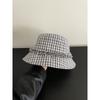 Literary And Artistic Freshness Lace Fisherman Hats Woman's New Model Plaid Trend Versatile And Fashionable Sun Visor Bucket Cap