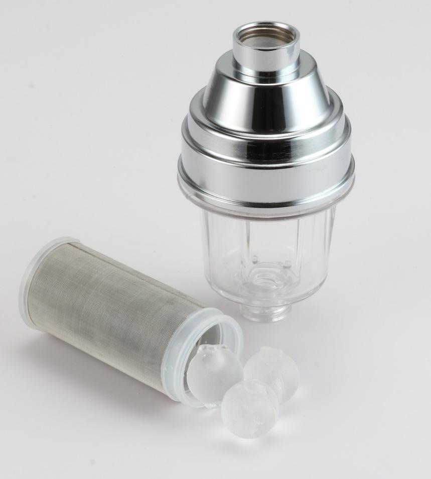 Miedziana Deszczownica i Bateria z Oczyszczaczem Wody ze Stalowym Filtrem i Odkamieniaczem