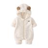Baby Fleece Onesie: Autumn/Winter Double-Sided Flannel Romper