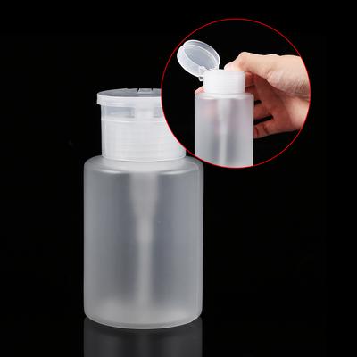 120ML Pumpový Dávkovač Nail Art Akryl Alkohol Tekutý Čistič Prázdná Láhev na Odstraňovač