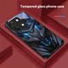 Creative Mech For OnePlus Nord 3 5 6T 7 Pro 8 12 10T Reno8 Lite 5G 10R Nord N30 Hard Shell Tempered Glass Phone Case Black