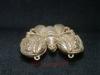 Chinese Tibet Silver Carving Butterfly Necklace Pendant Old Collection Gift