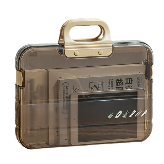 A4 Folder School with Lock Handle File Office Supplies Examination Paper