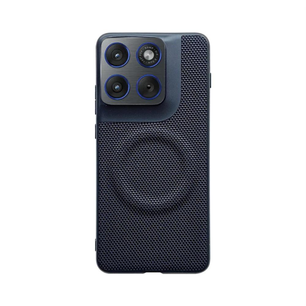Business Sle Technology Woven Leather Magnetic Case for Motorola Signature Edge70 Ultra Fusion for Magsafe Charge Protect Cover