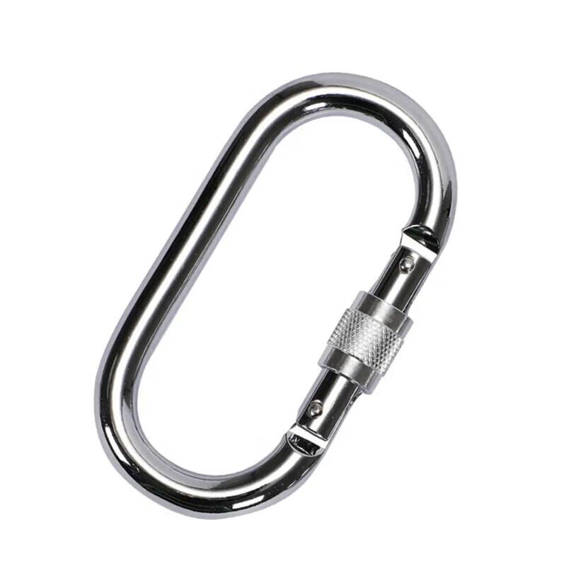 Outdoor Climbing Stainless Steel O-Ring Safety Carabiner