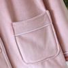 Women's Winter Fleece Pajama Set - Warm Cardigan, Long Sleeves, Side Pockets, Can Be Worn Outside in Spring and Autumn