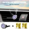 Car Air Freshener Auto Accessories Interior Perfume Diffuser For VW GTI Golf Polo Golf 5 6 Passat Tiguan T-ROC Arteon Scirocco