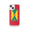 Phone Case – Grenada Flag – Compatible iPhone 14 – Soft Case – Resistant and Shockproof - Silicone - Pixelforma