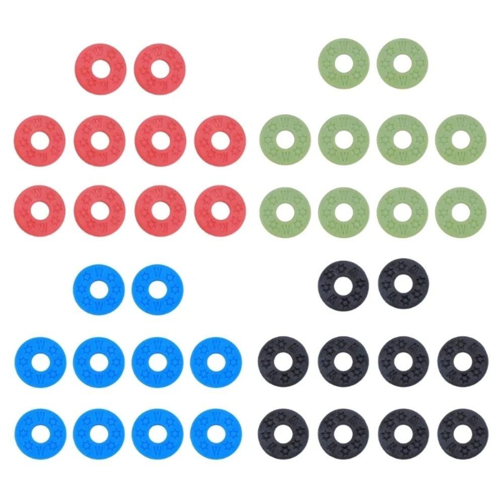 10Pcs Washer Rubber Guitar Strap Lock Blocks PE Guitar Strap Locking Protector  Locking Guitar Strap