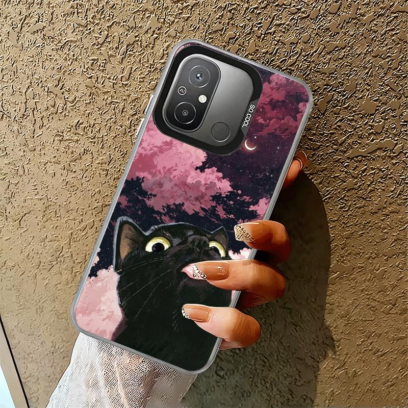 Katze Niedliches Kätzchen Cartoon Stoßfeste Handyhülle für Xiaomi Poco X7 X6 X5 X3 Pro F7 Ultra M8 Redmi 15C 15 14C 13C 12C 10C 13 12 10