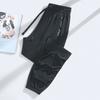 Summer Couple Style Ice Silk Pants Men's Stretch Sports Pants Men's Casual Pants Men's Versatile Casual Loose Wide Leg Pants