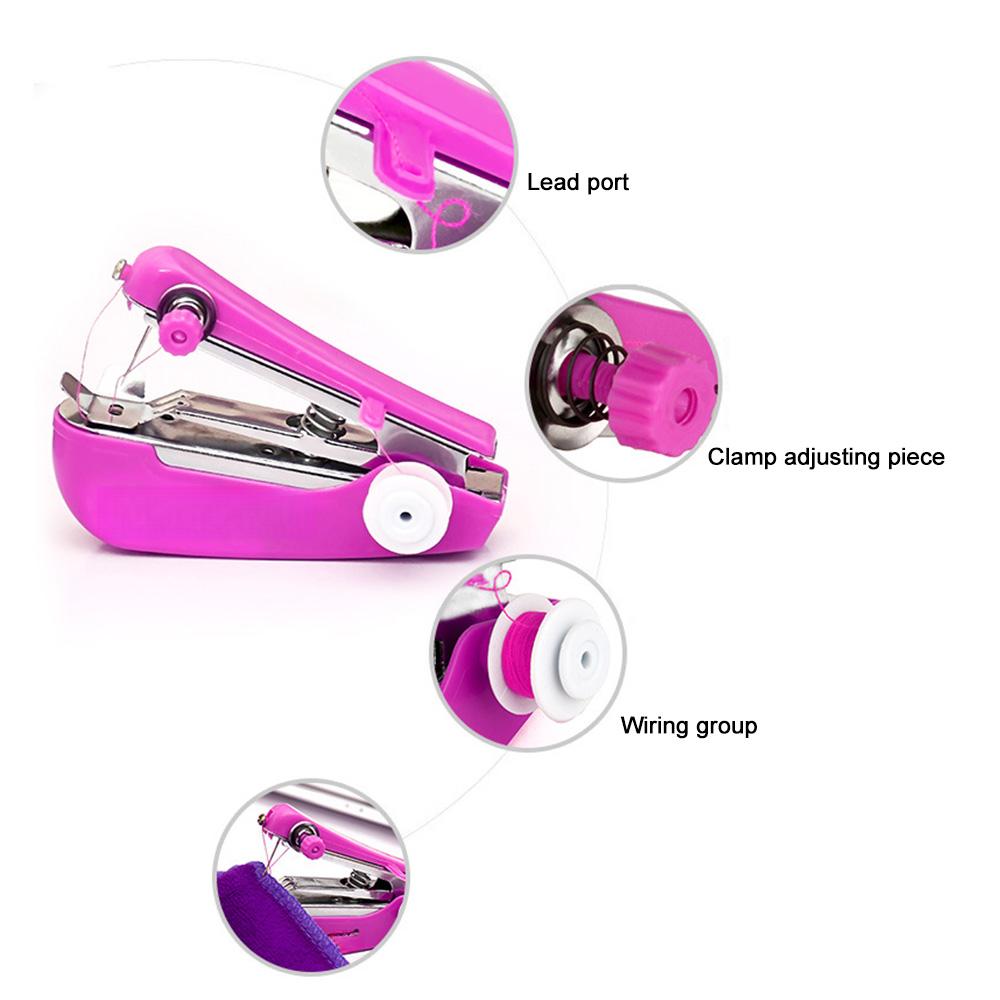 Portable mini sewing machine pocket manual sewing machine compact and practical sewing machine 82g