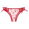 Japanse Kers Print Dunne Bandjes Slipjes Dames Lage Taille Rode Strik Zoete Dunne Ademende Meisjes Slipjes