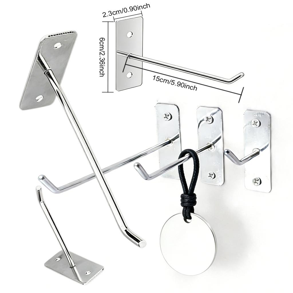 Wall mounted nail hooks, jewelry display hooks, perforated plate hooks, single line hooks, steel hardware tools, hammer pliers, wall hooks