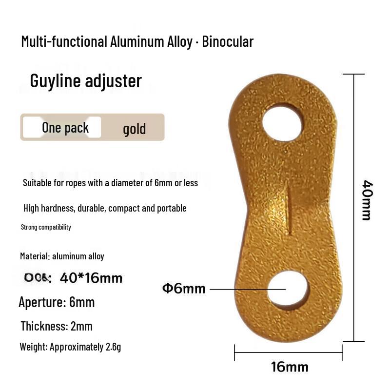 

ZISIZ Double-Eye Guy Line Adjuster