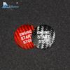 Carbon Fiber Engine Start Button Cover Sticker for Toyota 86 Corolla Avalon Crown Vios RAV4 C-HR Alphard Camry Highlander 2015-2023