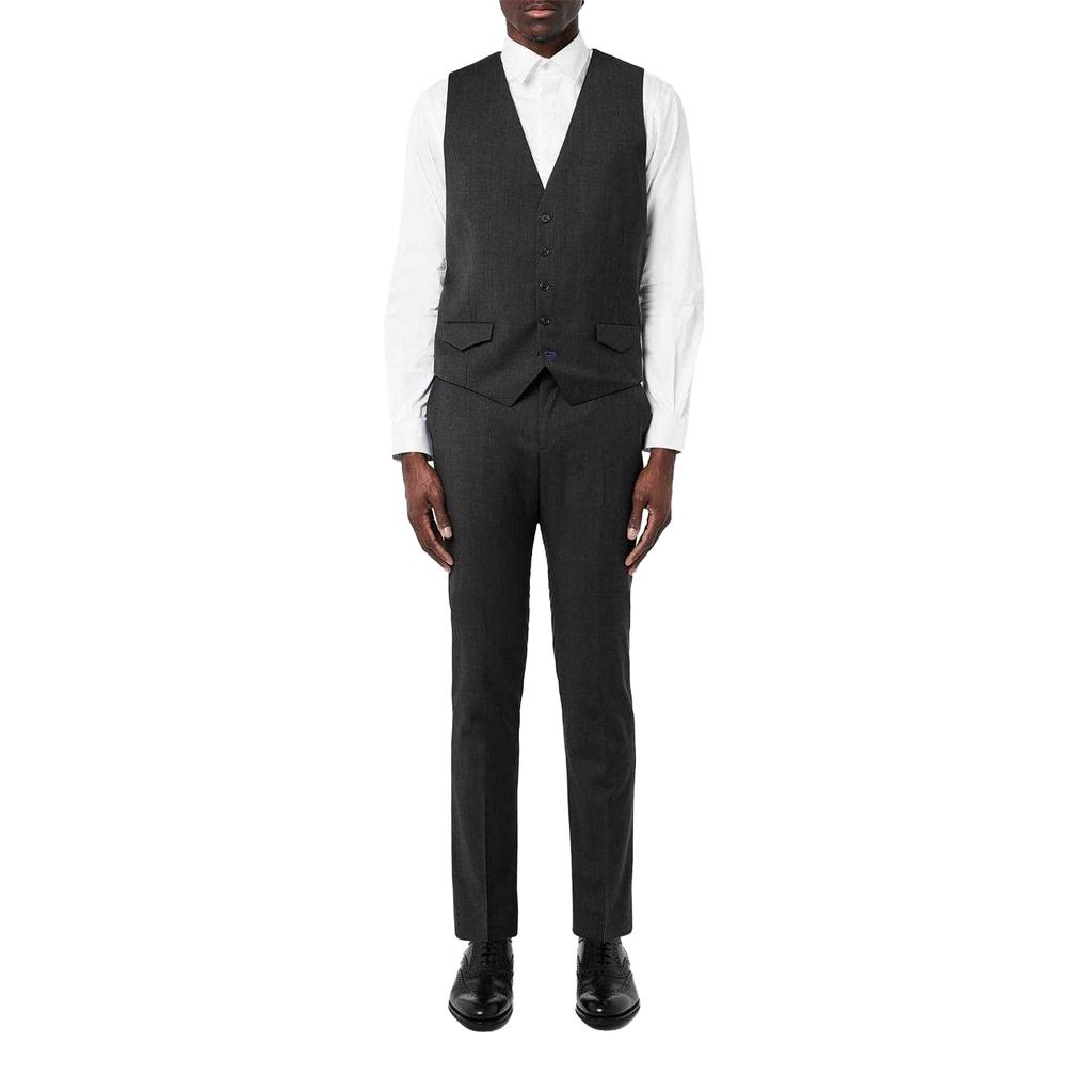 Without Prejudice Mens Italian Slim Waistcoat