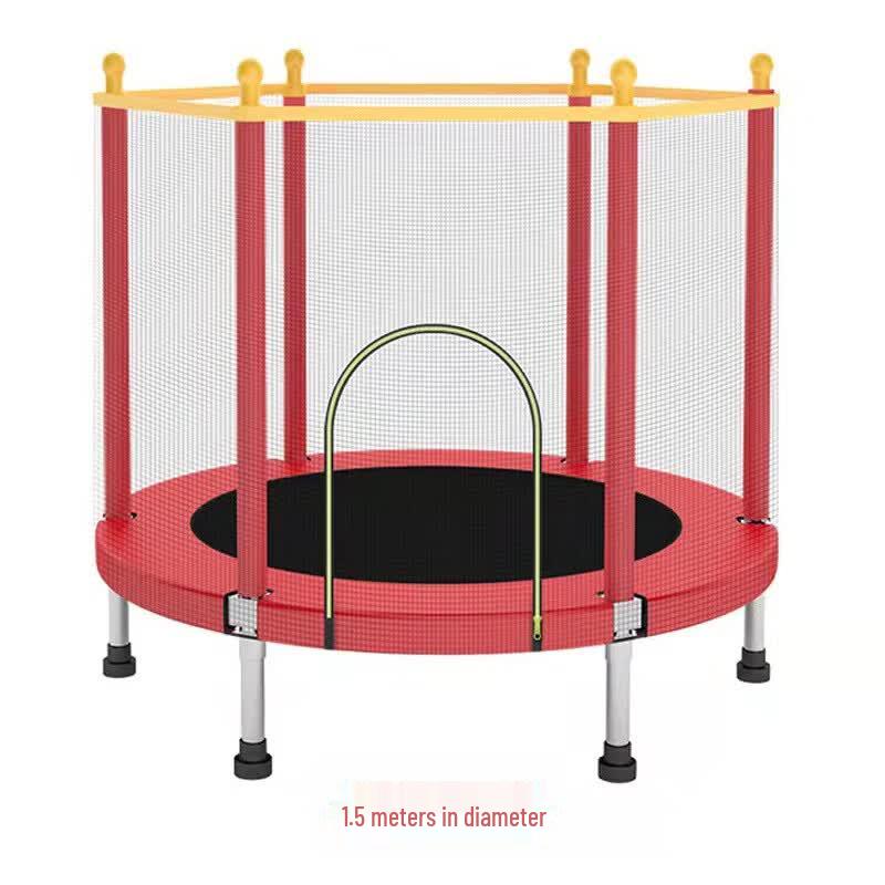 TLXT 40-inch Foldable Home Fitness Trampoline with Guardrail