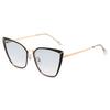 Fashion Cat-eye Sunglasses For Women With High-end Personalized Versatile Sunglasses New Metal Sunglasses 1208