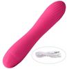 Bestie 10-Mode Rechargeable Vibrating Dildo - Ribbed Electric Stimulation AV Rod for Women's Pleasure