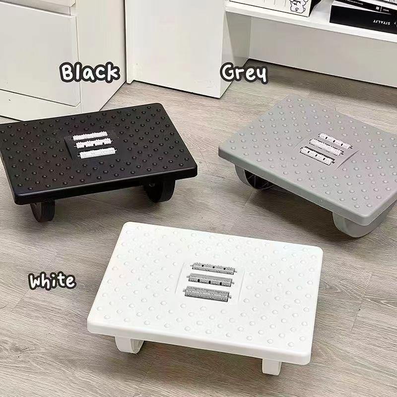 Portability Foot Rest Under Desk Footrest Ergonomic Foot Stool With Massage Rollers Foot Rest For Home Office