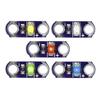 5Pcs High Quality 3-5V 40Ma Lilypad Led Orange/Yellow/Green/White/Blue/Red Small Led Light Module For Diy Kit 3V-5V Smd Diy Kit