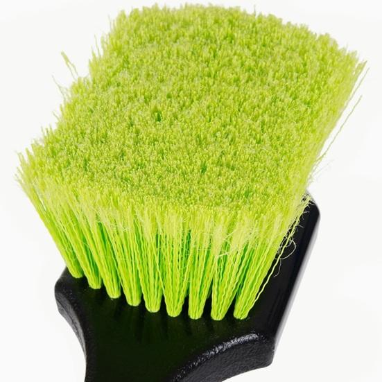 Car Tire Cleaning Brush Hard Nylon Bristle Wheel Scrubber for Floor Mat & Tire Heavy Duty Auto Detailing Tool