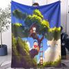 Crayon Shinchan Anime Stil Decke Weich Bequem Ganzjahres- Hautfreundlich Für Schlafzimmer Wohnheim Sofa Büro Auto Nickerchen Kinder Geschenk