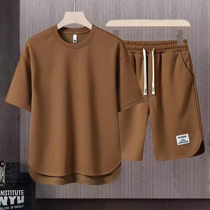 Men's Korean Style Basketball Jersey & Shorts - Trendy Sportswear Summer 2024