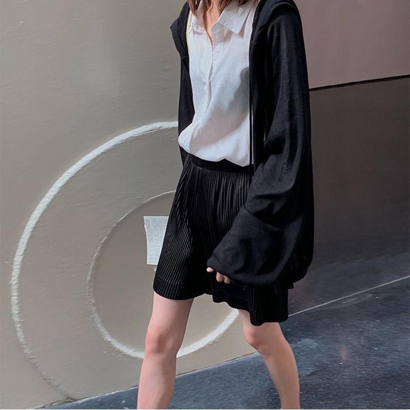 Sports Shorts Female Summer High Waist Student Loose Slimming Wide-leg Pants Women Loose Casual Five-point Pants