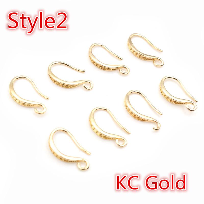 15x10mm 20pcs High Quality Silver Plated Bronze Gold Color French Earring Hooks Wire Settings Base Setting WholeSale