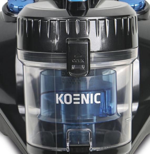 Koenic kvc 71524 bagless vacuum cleaner anthracite-blue