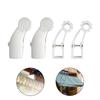 2Pcs Awning Brackets With Lids For 40mm Square Tube Retractable Gearbox Support Aluminum Alloy Awning Parts For 40mm Square Tube