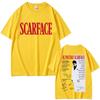 90er Klassiker Gangsterfilm Scarface Merch T-Shirt Retro Tony Montana Al Pacino Unisex Mode Locker für Damen und Herren T-Shirt