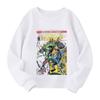 Boys and girls round neck plus velvet pullover printed top sweatshirt