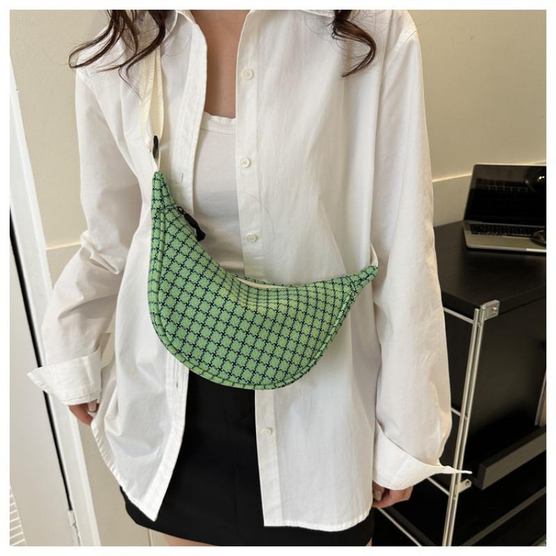 Popular fashion simple dumpling bag new bag women's bag versatile crescent bag women's shoulder bag messenger bag