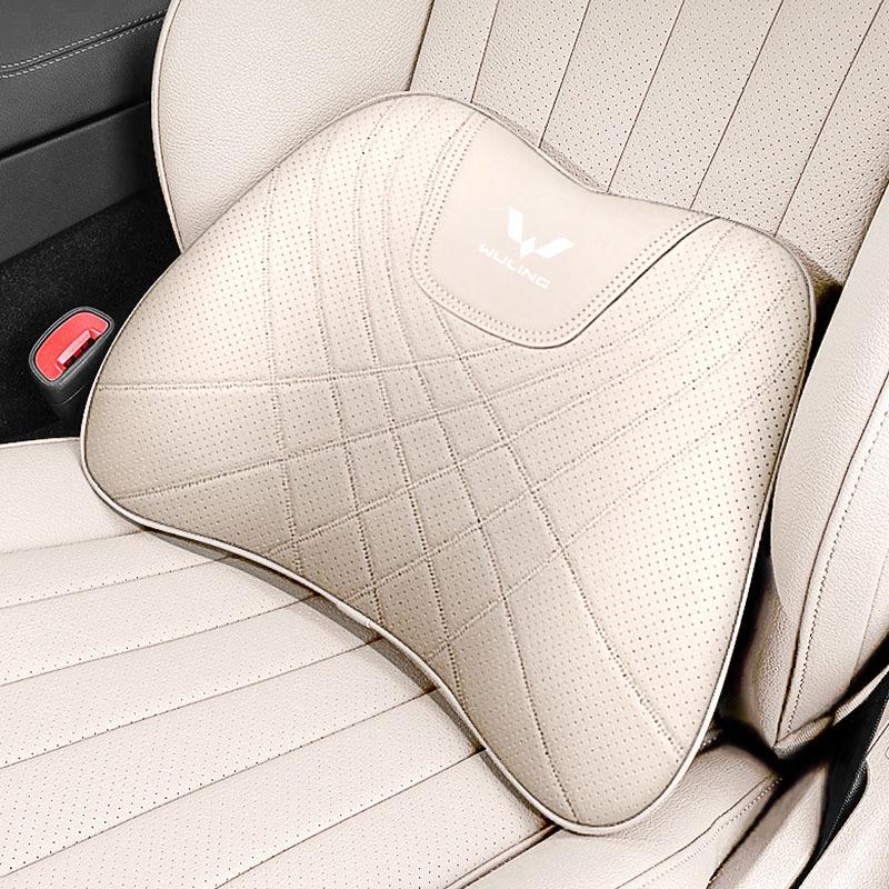 Cuscino Poggiatesta e Supporto per il Collo in Memory Foam per Auto Wuling – Comodo Cuscino per Sedile