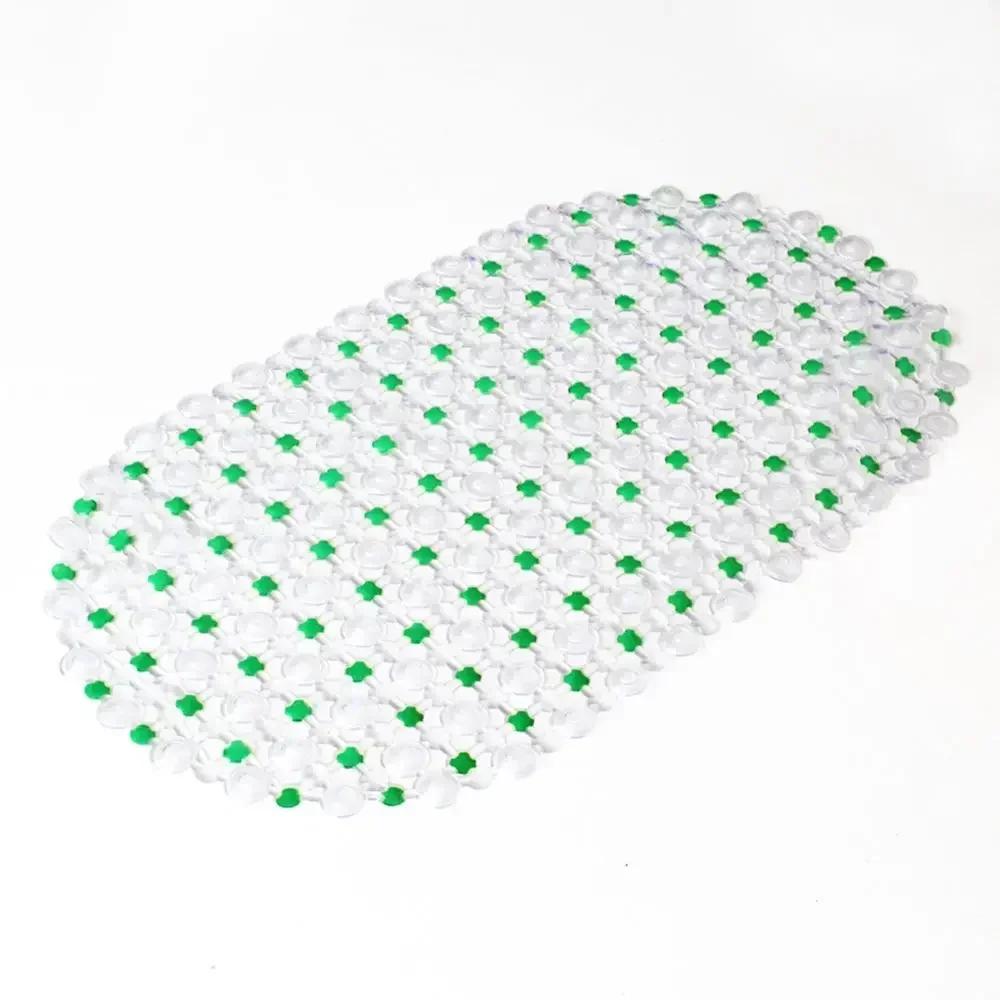 New Non-slip PVC Anti-skid Bath Mats Soft Shower Mat Massage Mat with Suction Cup Non-slip Bathtu Bath Mat Bathroom Accessories