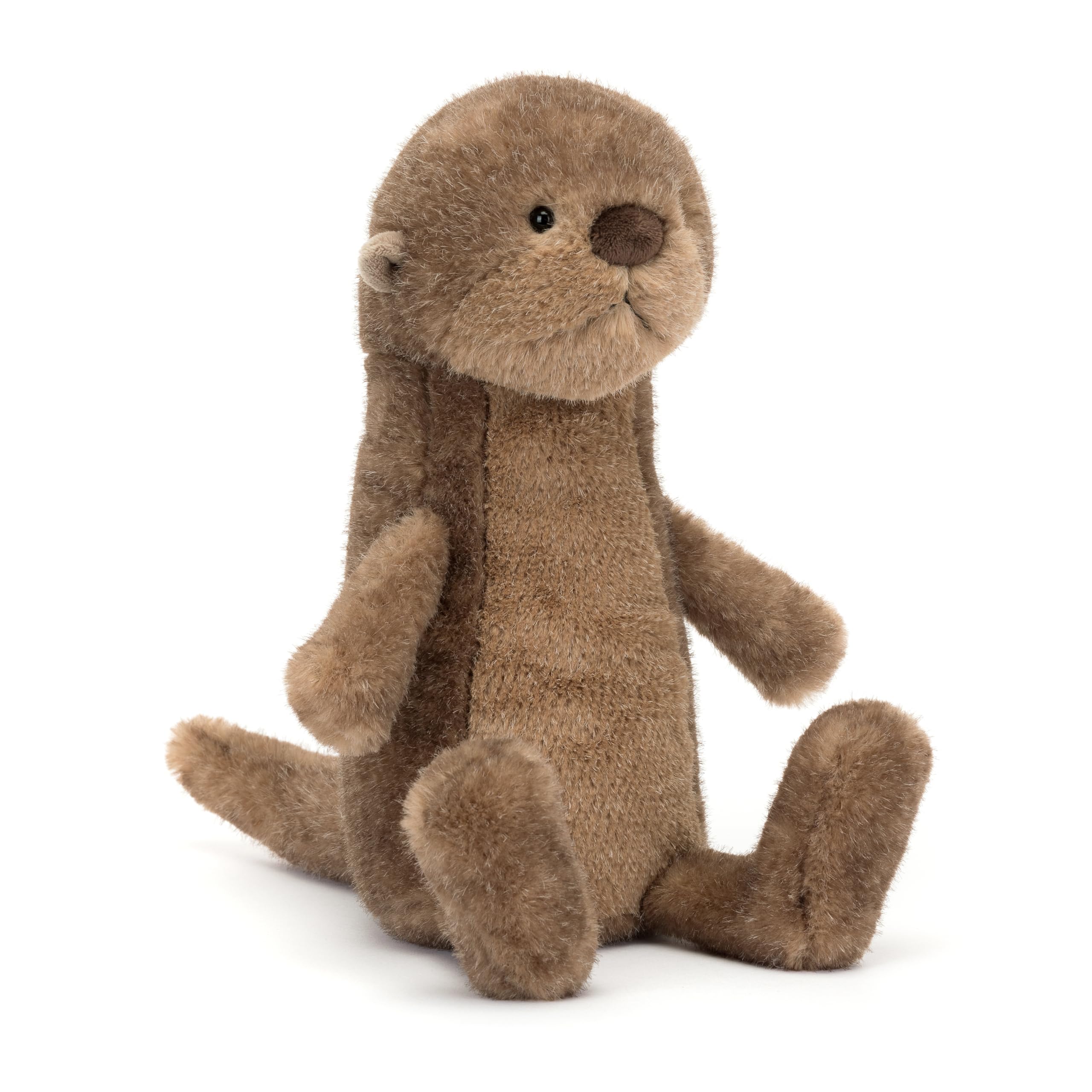 

A Jellycat Brooke otter plush toy. коричневый