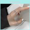 Trendy Retro Star Design Twisted Ring For Women Made Of High Quality 925 Silver
