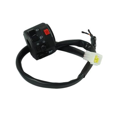 Motorcycle Horn High/Low Beam Turn Signal Handlebar Switch for Huanglong 300cc