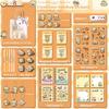 Butter Bear Capybara Back To School Student Stationery Set Gift For Kids Educational Supplies
