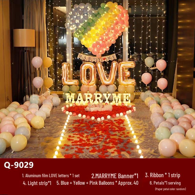 Romantic Proposal & Anniversary Balloons for Valentine's Day