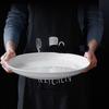 Yongduo 10-inch Nordic Enamel Serving Plate